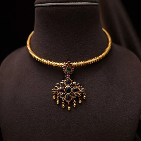 925 Gold Plated Silver Necklace | Rimli.in