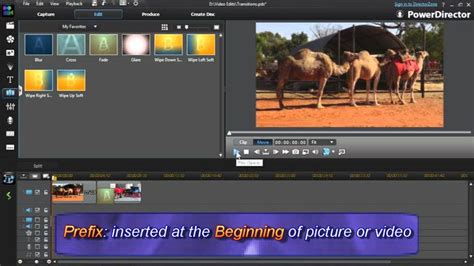 Image result for PowerDirector 13 Tutorial Transitions