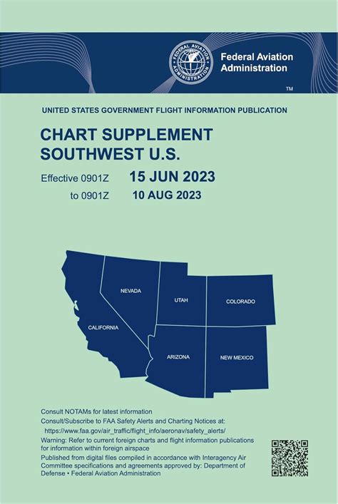 SOUTHWEST U.S FAA Chart Supplement Effective 15 JUN 2023 to 10 AUG 2023 ...