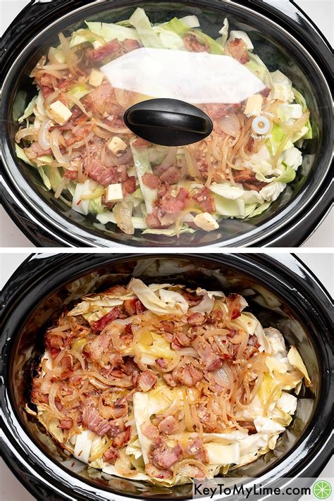 BEST Crockpot Cabbage {Slow Cooker Cabbage with Bacon Recipe VIDEO ...