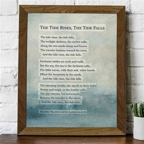 Henry Wadsworth Longfellow-"The Tide Rises, The Tide Falls ...
