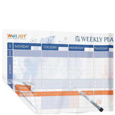 Magnetic Chore Chart Weekly Dry Erase Whiteboard Planner, Rewa | Shop ...