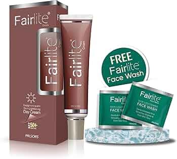 FAIRLITE Skin Lightening Day Cream SPF 50+ - 20 gm With 2 Free Samples ...
