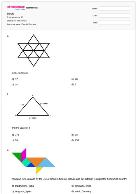 50+ Pascal's Triangle worksheets for Class 6 on Wayground | Free ...