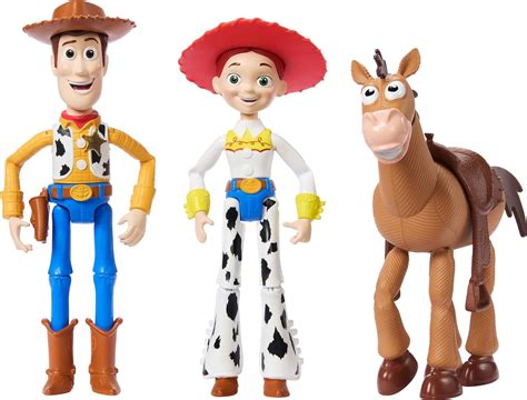Buy Mattel Disney Pixar Storytellers Toy Story 3-Pack of Woody, Jessie ...