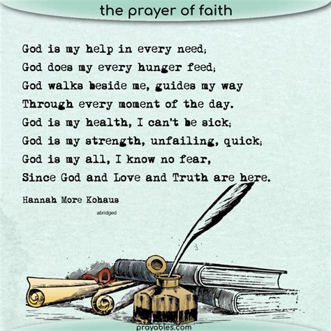 Prayer: The Prayer of Faith - Prayables