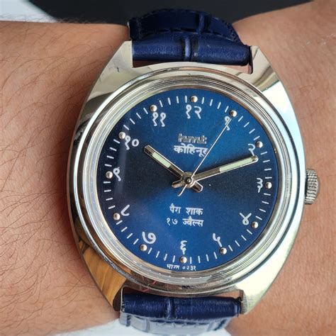 HMT Kohinoor Devanagari Mechanical wrist watch – Vintage Watcholic ...