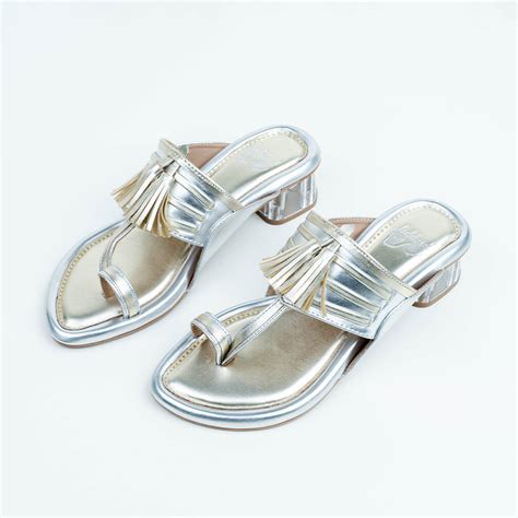 Modern Kolhapuri With Block Heel – Preppy Shoe