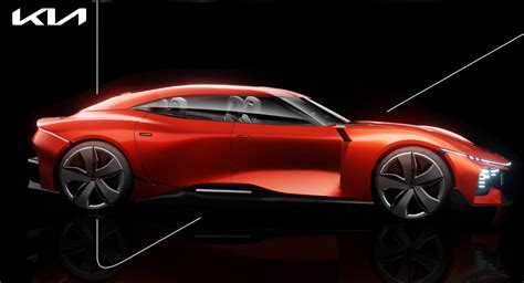 Kia EV6 Four-Door Coupe Render Makes For An Electrifying Stinger Replacement | Carscoops