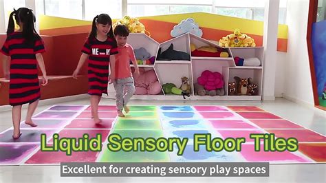 Pt Custom Liquid Sensory Floor Play Mat Preschool Educational Sensitive ...