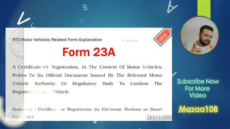 Image result for RTO Form 22