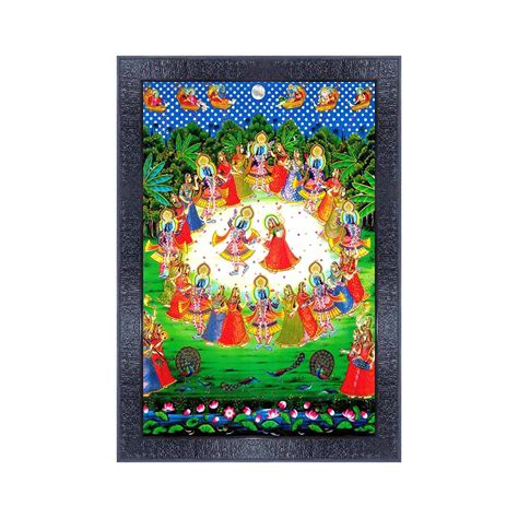 pnf Poster And Frames Radha Krishna Framed Wall Painting | For Living ...