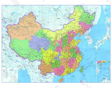 中国地图华丽_中国跤比赛_世界地图高清版大图可放大-圈子花园图片
