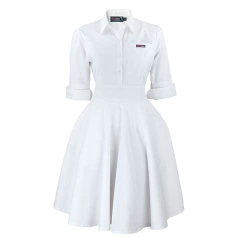 Scrub Dress: White Nurses Uniform | White nurse dress, Nurse dress ...