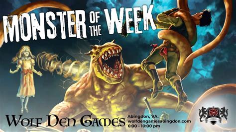 Monster of the Week RPG One Shot Adventure "Darn Dirty Apes", 464A East ...