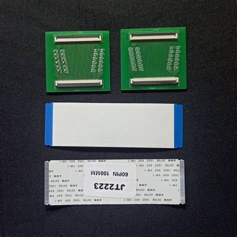 60 pin to 60 pin FFC FPC Adapter (0.5mm pitch) with FFC Cable (2 pcs ...