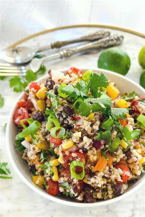 Eat the rainbow black beans quinoa salad recipe – Artofit