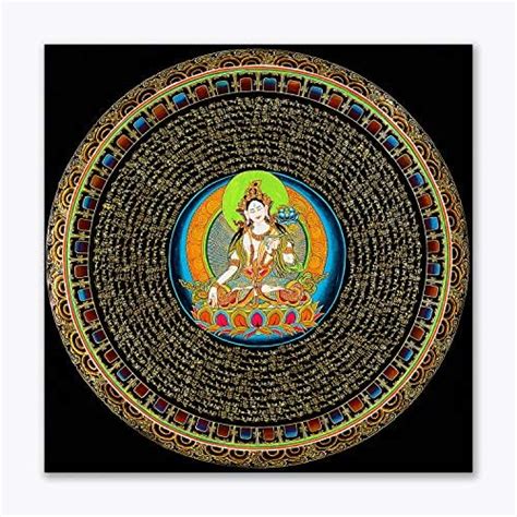 Tamatina Thangka Canvas Painting for Home, Living Room, Hall, Bedroom ...