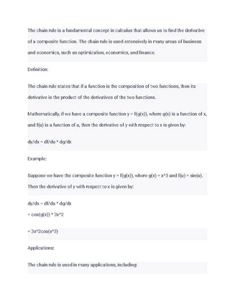 Image result for Calculus Chain Rule Derivatives