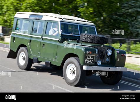 Classic, land rover, defender, lwb, in Pendle, Lancashire, UK. 29th May ...