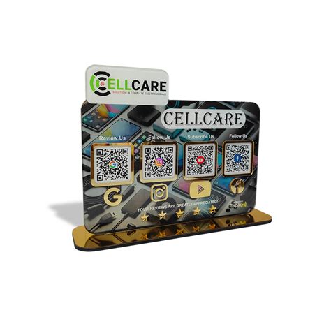 Tapify - Logo Cutout Mobile Theme Standee - Smart NFC 4-in-1 Table Top ...
