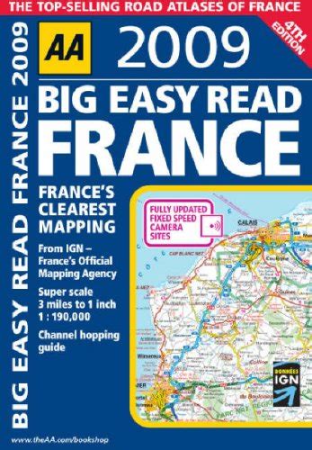 Buy AA Big Easy Read France (AA Atlases and Maps) Book Online at Low ...