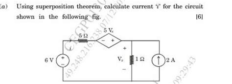 Image result for Find Current Using Superposition Theorem
