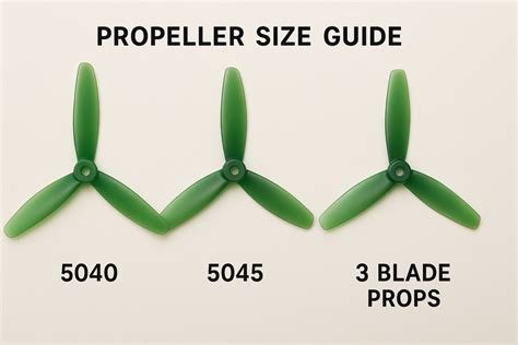Drone Propeller Size Chart: 5040 vs 5045 vs 3 Blade Props ...