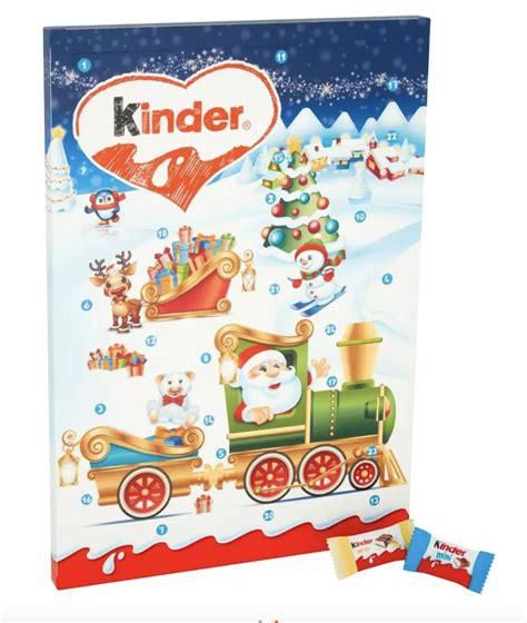Kinder Chocolate Mini Advent Calendar Selection Of Fine Milk Chocolate ...