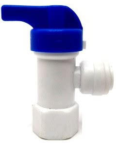 bioway RO PRESSURE TANK CONNECTION BALL VALVE 1/4 SIZE WITH TAFLON TAP ...