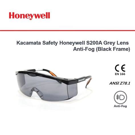 Jual KACAMATA SAFETY Honeywell S200A ORIGINAL Gray Lens Fog-Ban Anti ...