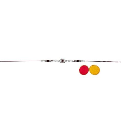 Buy Tanyash Stone Studded Beautiful pearl Rakhi for Boys ( Multicolour ...