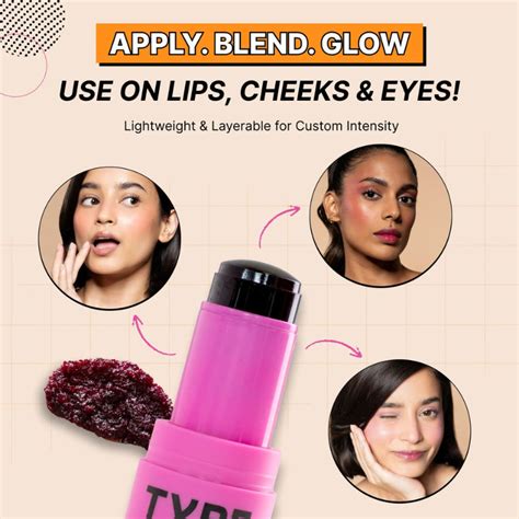 Buy Type Beauty Get Even Hydra Jelly Tint with Vitamin C For Cheeks ...