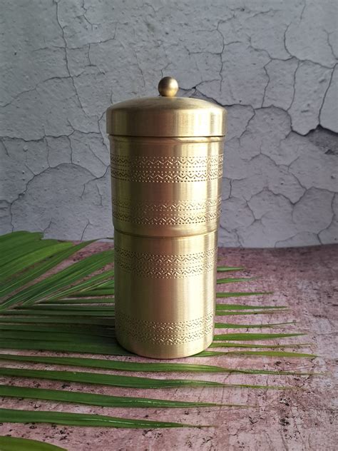 Brass Coffee Filter | Traditional Indian Coffee Brewing Accessory ...