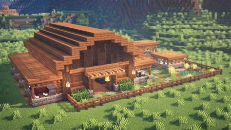 Image result for Minecraft Easy Small Barn Tutorial