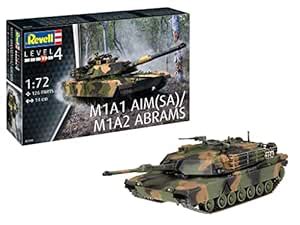 Revell 03346 M1A2 Abrams Tank 1:72 Scale Model Kit : Amazon.in: Toys ...