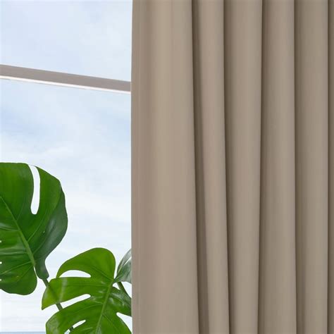 BENGTA block-out curtain, 1 piece, beige/with heading tape, 210x250 cm ...