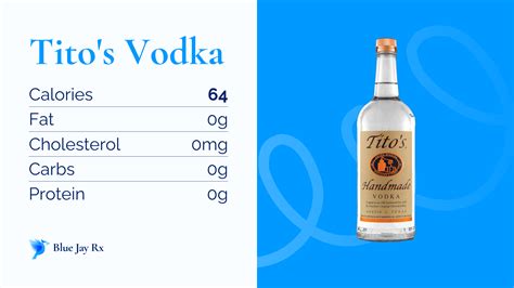 Tito's Vodka Calories and Nutrition Facts - One Tito's Vodka | 64 Calories