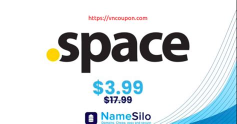 Get your .SPACE 域名 for $3.99 at NameSilo! - 野猪优惠码(yezhu.in)