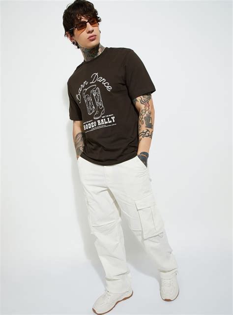 Buy URB_N Men Printed Regular Fit T-shirt Online at just Rs. 249.0 ...