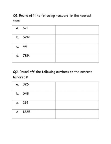 Image result for Rounding Nearest 10 Worksheet