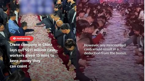 Chinese Crane Company Offers Rs 71 Crore On Table, Gives Employees 15 ...