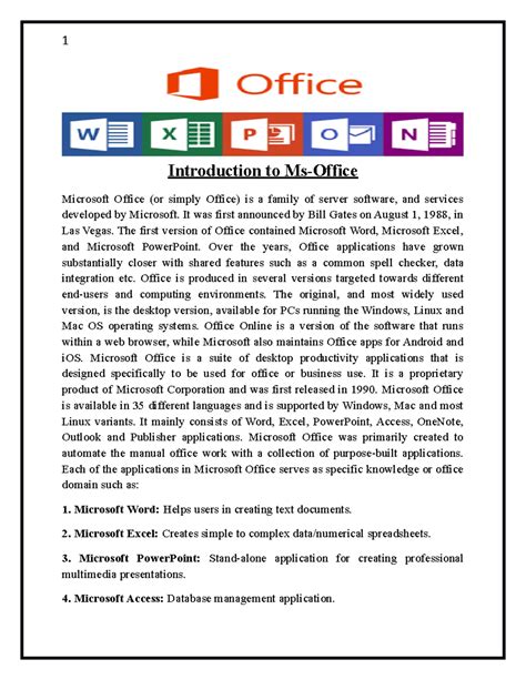 Aiket kumar comp file - Hhbnbvcgb - Introduction to Ms-Office Microsoft ...