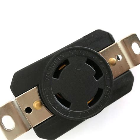 Shnile Controls Corporation L1430R 30-Amp 125/250 VAC Male Cord Plug ...