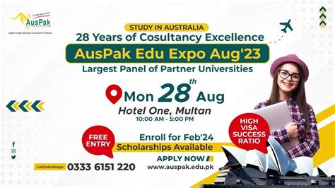 Multan: Study in Australia Edu Expo 2023, Hotel One Multan, 28 August