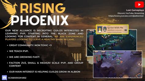 The Rising Phoenix Alliance is looking for guilds and individuals to ...