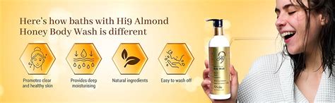 Buy Hi9 Almond Honey Body Wash – 250ml | Hydrating & Nourishing Body ...