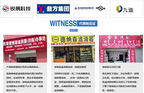 安徽蚌埠德纳森滤清器营销型网站案例