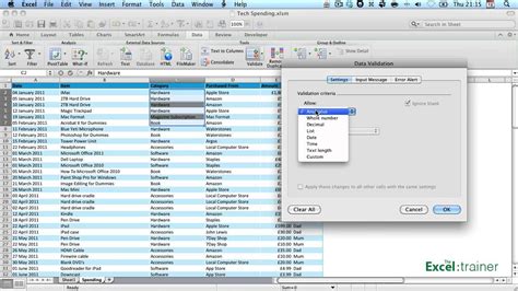 Image result for Data Validation Drop Down List Excel