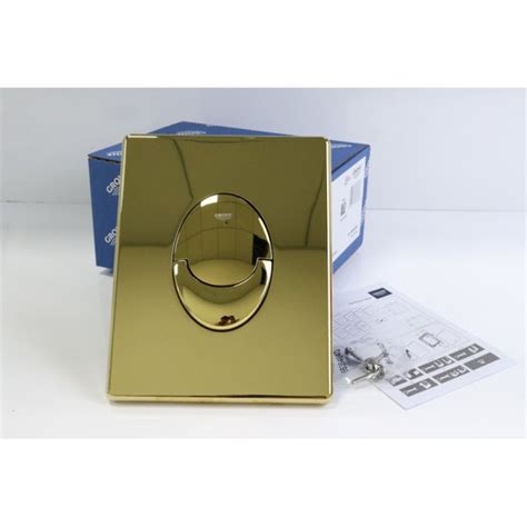 Кнопка смыва унитаза GROHE SKATE COSMOPOLITAN яркое золото 38505GL0 ...